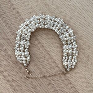 Elegant Pearl Beaded Necklace